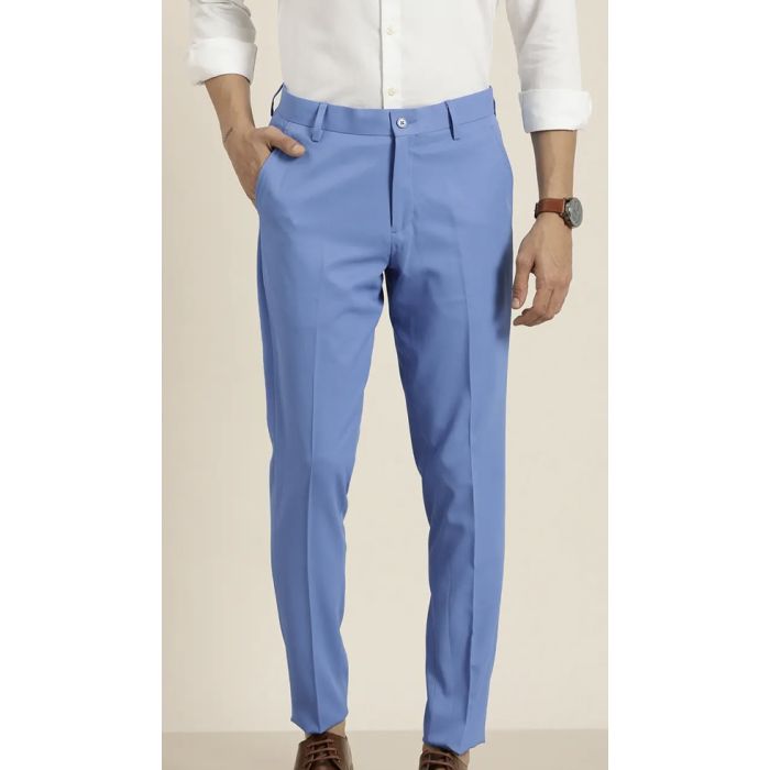Buy online Grey Solid Flat Front Formal Trouser from Bottom Wear for Men by  Inspire for ₹539 at 46% off | 2024 Limeroad.com